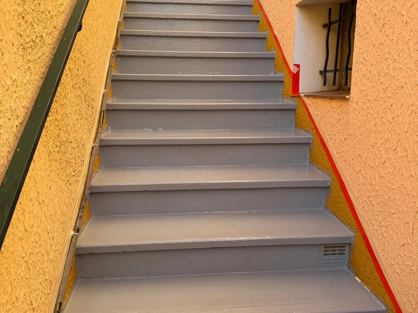 Escalier extérieur & main courante